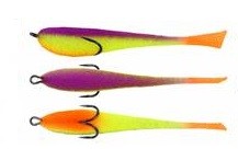 Рыбка поролоновая Grifon Сlassic с поджатым двойником (9см - 3шт)