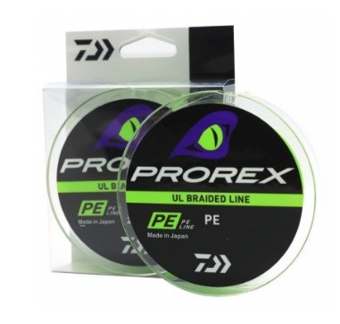 Плетеный шнур Daiwa Prorex UL Braided Line, 135m,  (Chartreuse)