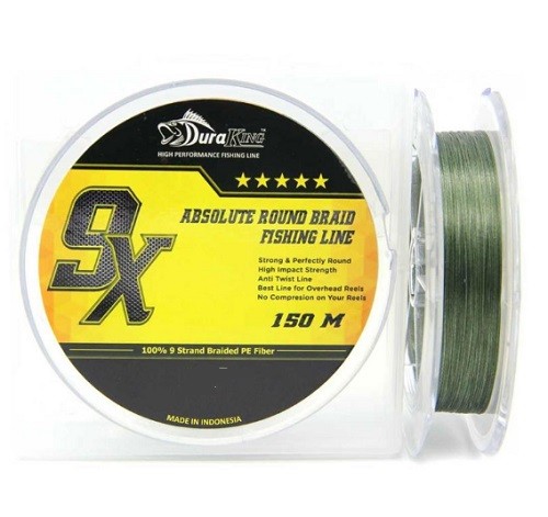 Шнур DuraKing 9X , 150м (оливково-зеленый) Шнур DuraKing 9X , 150м (оливково-зеленый)