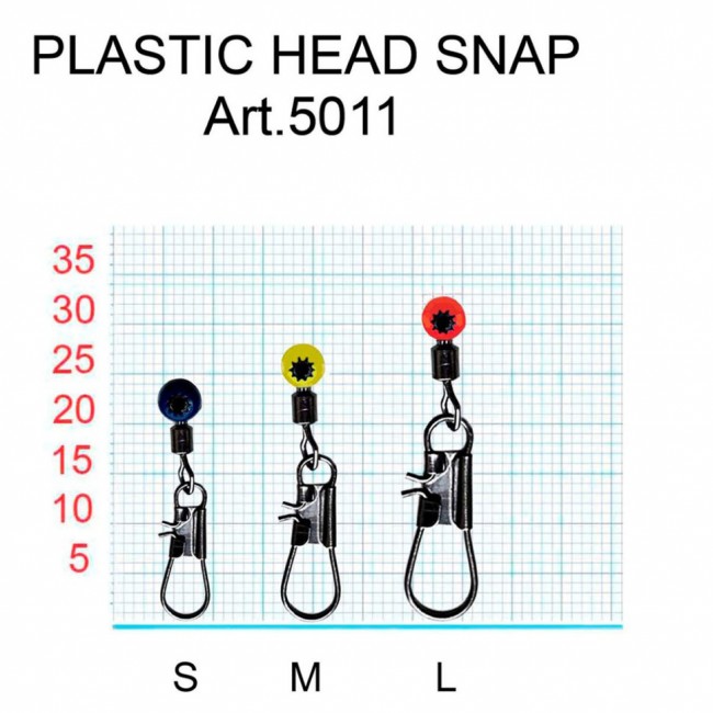 Застежка Fish Season с вертлюжком ПЛАСТИК