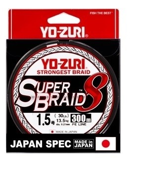Плетеный шнур Yo-Zuri PE Superbraid 8 300m 5Color