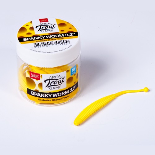 Слаги съедобные Lucky John Pro Series SPANKY WORM 3,2in (08.00) 10шт