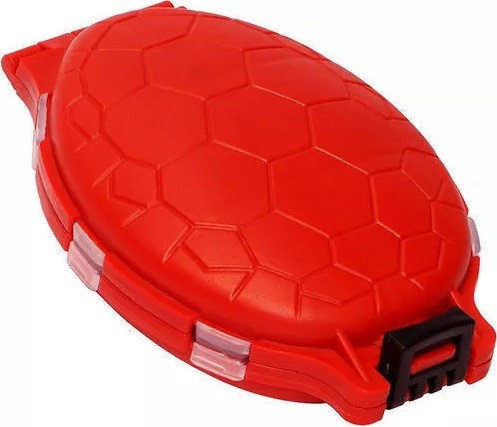 Коробка-раскладушка Kosadaka "Черепеха" TB-S15-R, 10*6.5*2см  (красная)