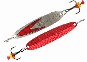  Блесна вертикальная Ecopro Судачья красн.флекс, 60мм
