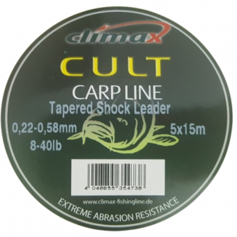 Шок-лидер конусный Climax Cult Tap.Shock Leader 5x15m (Прозрачный) Шок-лидер конусный Climax Cult Tap.Shock Leader 5x15m (Прозрачный)