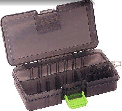     Коробка Kosadaka TB-S34S-SMK, 13.7*8*3см  регулируемая, дымчатая