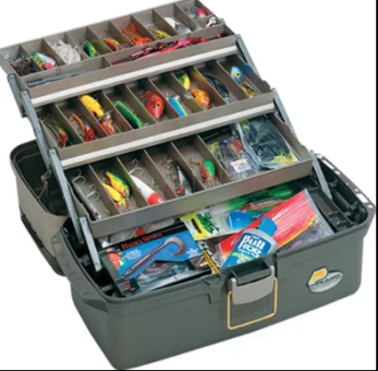 Ящик Plano 3х ярусный  Guide Series цвет Graphite/Gray (45.7cm x 25.4cm x 25.4cm)