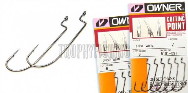 Крючок OWNER C'ultiva 5101 Offset Shank