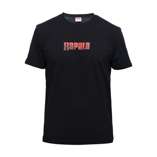 Футболка Rapala logo Splash (Черная)