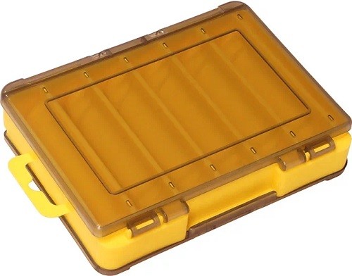 Коробка Kosadaka TB-S31E-Y, 14*10.5*3см , двухсторонняя жёлтая