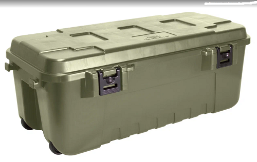 Ящик Plano Sportsman's в багажник 102 литра на колесах  цвет Green/Wheels 