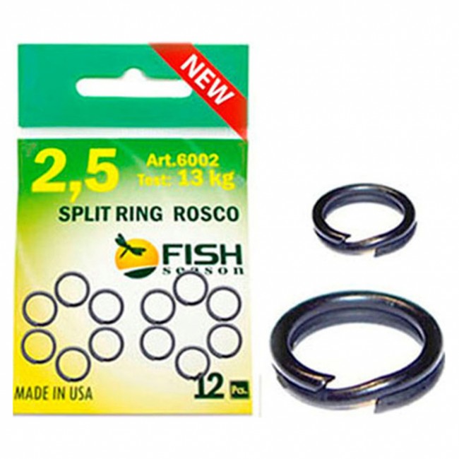Кольцо Fish Season заводное ROSCO