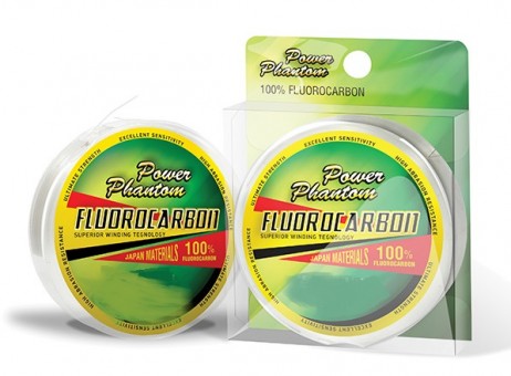 Леска Power Phantom Fluorocarbon (прозрачный)15м Леска Power Phantom Fluorocarbon (прозрачный)15м