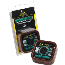 Поводок карповый Sufix Carp Spirit Herculine Braid Camo Brown 20м 20lb/9.1кг (коричневый камуфляж)