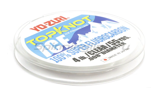 Флюорокарбон Yo-Zuri Topknot Ice Fluoro 100%,50м (clear)